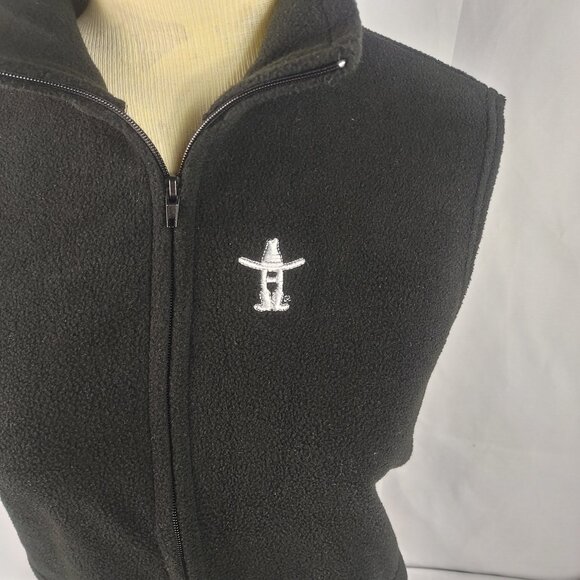 Houston Livestock Show & Rodeo Womens Black Sleeveless Vest Sz XL by Tipsy - Picture 2 of 6